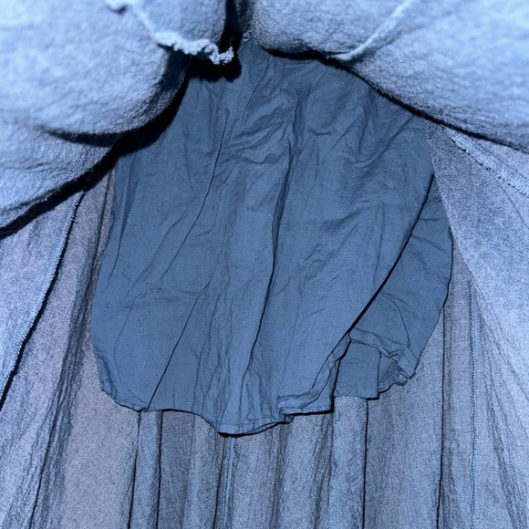 Blue Cloth Midi Skirt - Picture 6 of 7